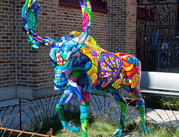 Bruce The Moose Sculpture