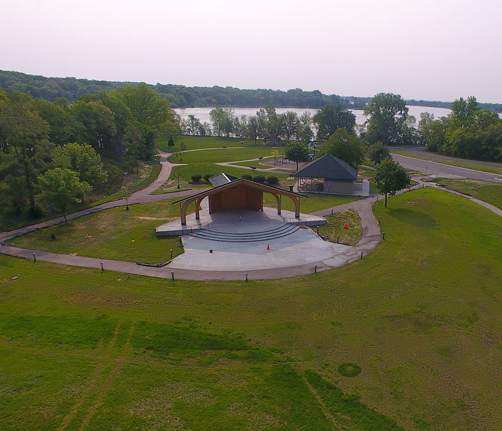 Casperson Park Outdoor Performance Stage on Lake Marion