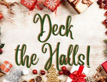 Deck the halls words with decorations